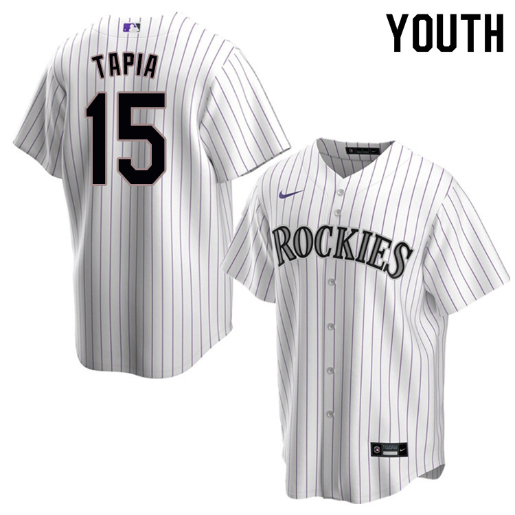 Nike Youth #15 Raimel Tapia Colorado Rockies Baseball Jerseys Sale-White